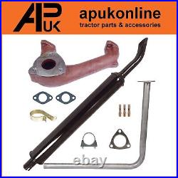 Downswept Exhaust Kit Black A3.152 for Massey Ferguson 35 35X 135 133 Tractor