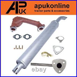 Downswept Exhaust Kit Silver A3.152 for Massey Ferguson 35 35X 135 133 Tractor
