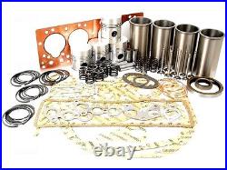 ENGINE OVERHAUL KIT FOR MASSEY FERGUSON TEF20 & FF30 TRACTORS WITH 80.86mm BORE