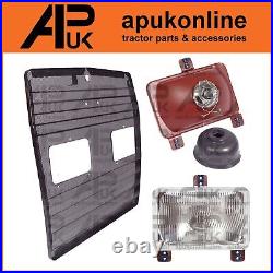 Front Grill Grille + Headlight Lamp Kit for Massey ferguson 3060 3065 Tractor