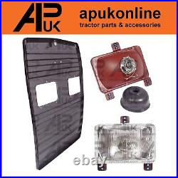 Front Grill Grille + Headlight Lamp Kit for Massey ferguson 3070 3075 Tractor
