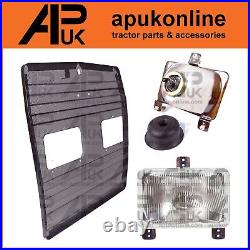 Front Grill Grille + Headlight Lamp Kit for Massey ferguson 3090 3095 Tractor