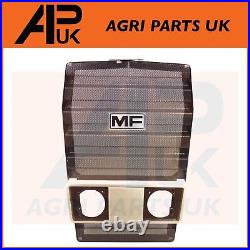 Front Top & Lower Grill Panel + Badge MF for Massey Ferguson 565 575 590 Tractor